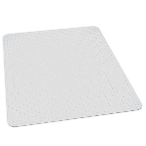 ES Robbins Everlife Anchor bar Rectangle Vinyl Chair Mat for Medium Pile Carpet, 36 by 48", Clear