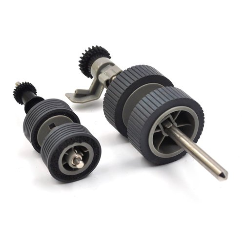 Zhupoub Scanner Exchange Roller Kit Compatible with Fujitsu Scanner Fi-6130 Fi-6130Z Fi-6230 Fi-6140 Fi-6240 Fi-6125 Fi-6225, PA03540-0001 PA03540-0002 Pick Roller