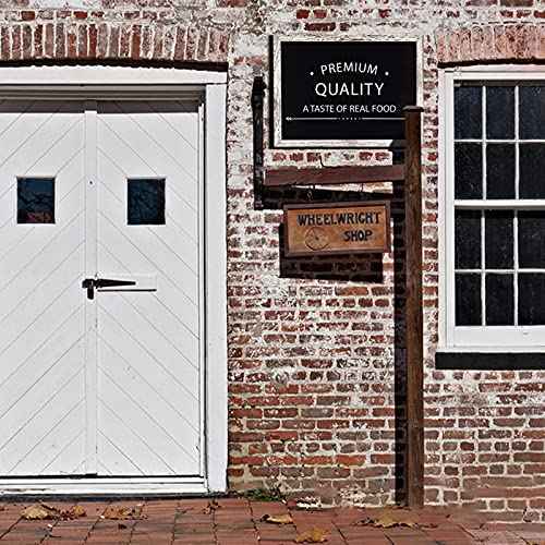 Chalkboard 12x16 inches, 3 Pack Non-Magnetic Blackboard, Rustic White Wooden Framed Chalkboards for Wedding, Kitchen and Home Decor