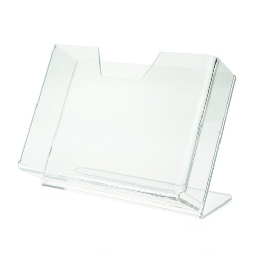 SOURCEONE.ORG Source One Deluxe Clear Acrylic Countertop Greeting Card Display 1 & 3 Pockets Available (1, 7 1/4 Inch)