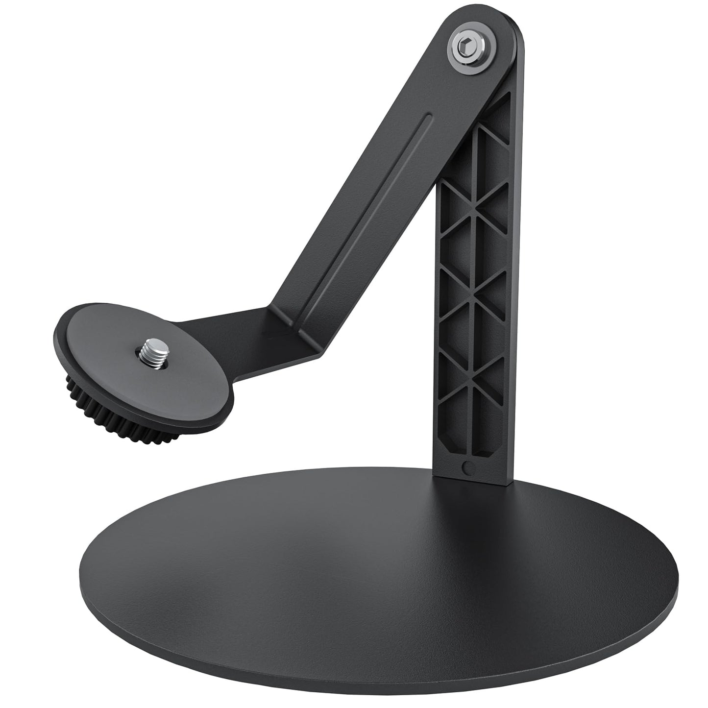 Haweah Projector Stand for Nebula Capsule Series & XGIMI Halo+(New) Works with Capsule 3/Air/Pro, Mini Projectors | Ceiling & Wall Projection, Height Adjustable, 360° Rotation | 1/4-Inch Screw(A-Black)