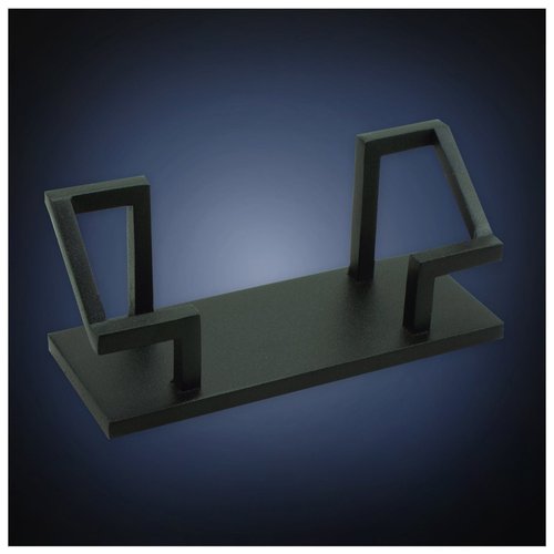 ArtsOnDesk Modern Art Business Card Stand Holder Bk301 Steel Black Patented Desk Accessory Name Card Case Plate Display Office Organizer