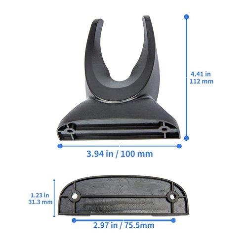 VENREA Universal Barcode Scanner Holder, Barcode Scanning Holder, Barcode Reader Rack Bracket Wall Mount Accessiors Fit for Most Scanner Barcode Scanners Scan Gun Label Readers (Style U)