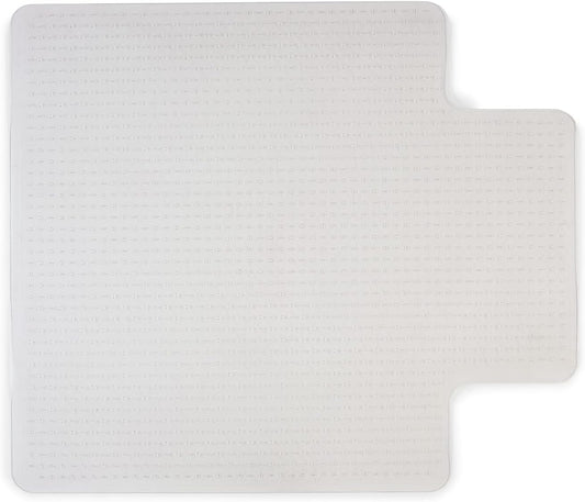 Staples Office Chair Mat - Clear Floor Protection for Medium-Pile Carpets | 53 x 45 Inch with Extended Coverage