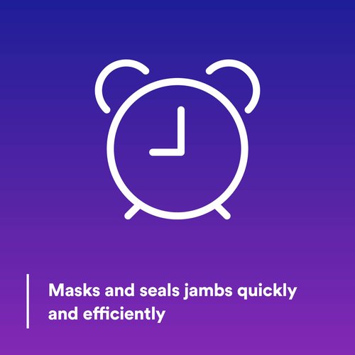 3M Soft Edge Foam Masking Tape 06298, Professional Grade, Quick and Effective Seal, Flexible, Adjustable, 21 mm x 49 m