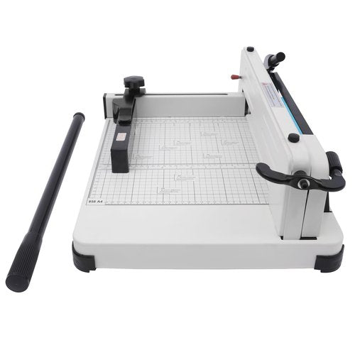 12 Inch Heavy Duty Paper Cutter, 400 Sheets Papers Guillotine Paper Cutter, Paper Scrap Slicer Trimmer, Heavy Duty Guillotine Paper Cutter for A4 B5 A5 B6 B7 Papers, for Office, Home, School
