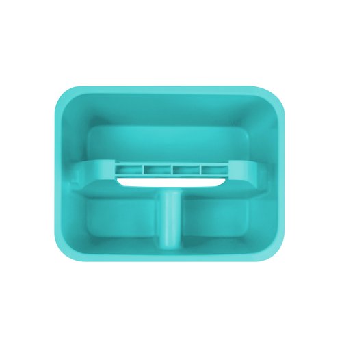 Storex Mini Classroom Caddy, Multipurpose Classroom Organizer with Handle, Teal, 12-Pack (01065U12C)