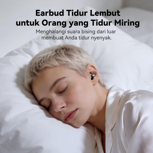 **NE76 Mini Sleep Earbuds - Noise Cancelling & AI Translation in 164 Languages | Perfect for Side Sleepers**