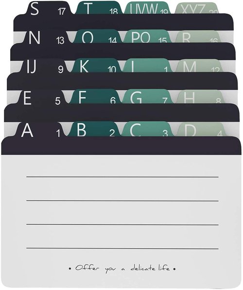 MaxGear Index Cards & Organizer Set