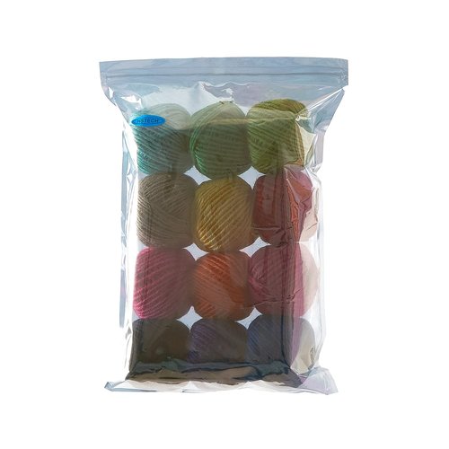 HSTECH 12 Rolls 2mm 3 ply Colorful Natural Jute String for Artworks, Handmade Crafts, Plant Hanger, Gift Wrapping String, DIY Crafts, Picture Display and Embellishments, Gardening
