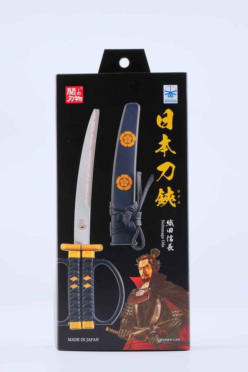 ニッケン刃物 Nickel Cutlery Japanese Sword Scissors 32 Hobby, Black