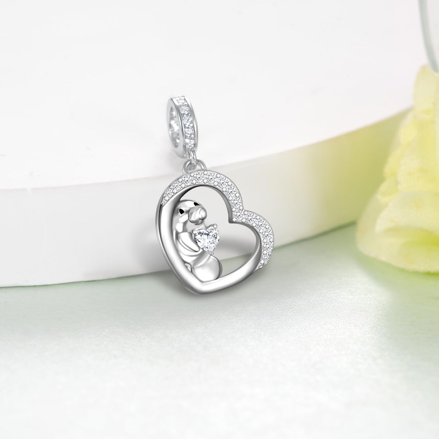 Feijiesi Manatee Charm 925 Sterling Silver Manatee Charms for Women Cute Animal Jewelry Gifts for Women Animal Lover