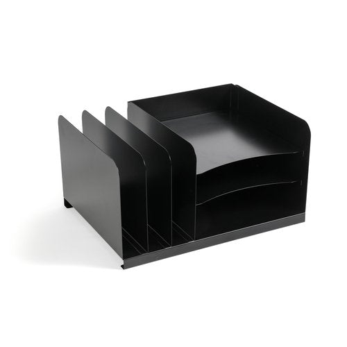 Huron Organizer Vert 3/Horz 3 Slot, Black Metal