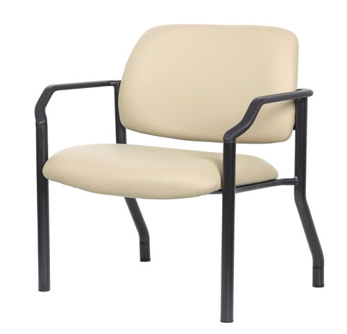 Boss Office Products Guest Chair 500 lb. Weight Capacity in Beige