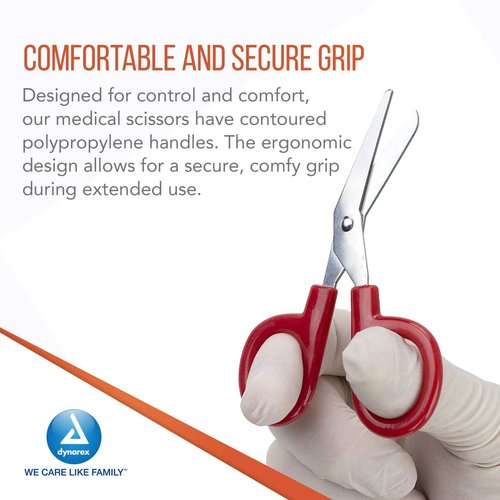 Dynarex 4190 Mini Scissors, 3.5", Pack of 100