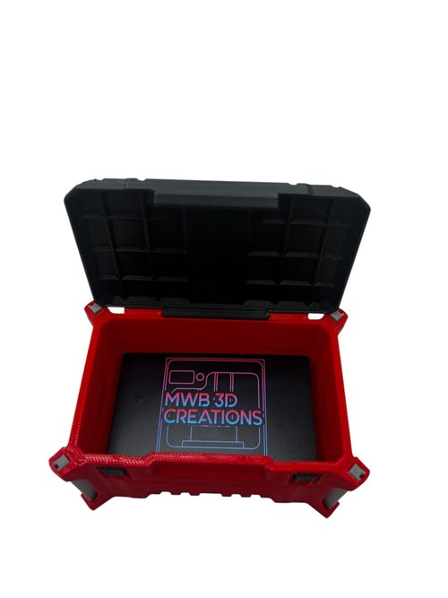 Packout Business Card Holder, Milwaukee Packout-Inspired Design, Desk & Workshop Organization