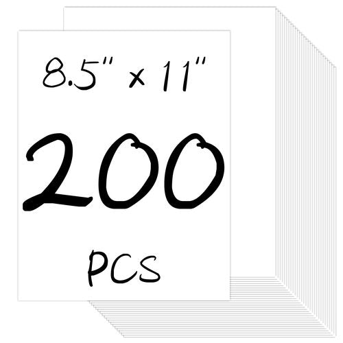 Yizhet 200 Sheets Card Stock Printer Paper 8.5 x 11, Bright White Cardstock 65lb/176gsm, for Office Printing, Invitations, Crafting, DIY Cards