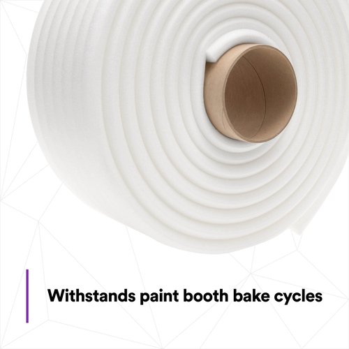 3M Soft Edge Foam Masking Tape 06298, Professional Grade, Quick and Effective Seal, Flexible, Adjustable, 21 mm x 49 m