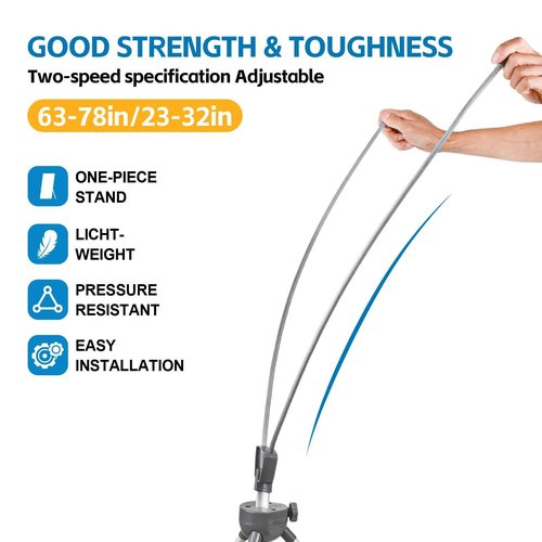 X Banner Stand Adjustable Fit Banner 23 x 63 to 32 x 78 Inch(STAND ONLY), Portable Travel Bag, Bigger, More Adaptable Advertising, Stores, Tradeshow, Restaurant, Event, Birthday & Party (4 PACk)