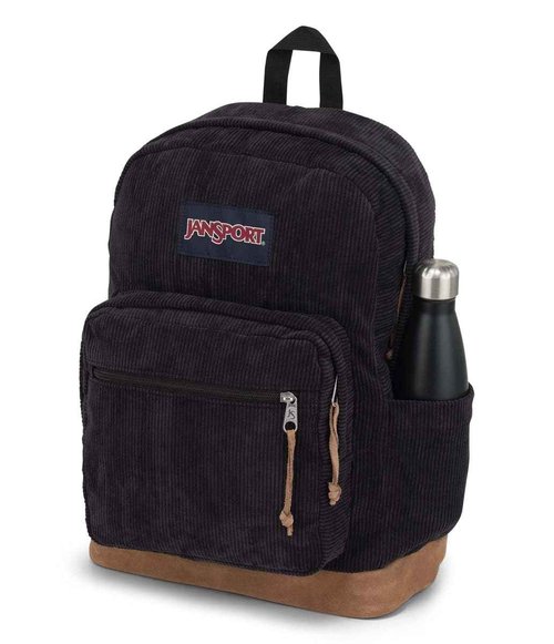 JanSport Right Pack Expressions Backpack - Travel, Work, or Laptop Bag - Black Corduroy