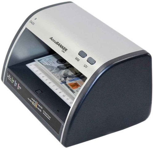 AccuBANKER Cash and Card Counterfeit Bill Detector, Money Checker with LED UV Detection LED420