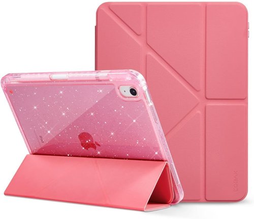 CoBak iPad Case - Protective Cover for 11th Gen 11" & 10th Gen 10.9" | Multi-Angle Stand, Pencil Holder, Auto Wake/Sleep - Pink