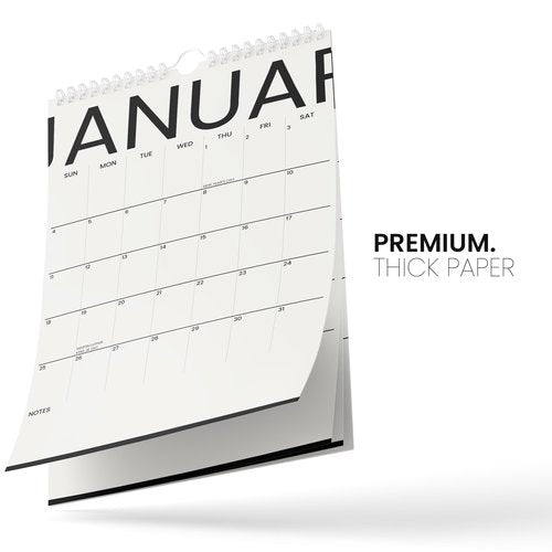 Karto Wall Calendar 2025-2026 - Vertical 11x17 inch July 2025 to December 2026 - Boost Your Productivity and Easy Planning with the Aesthetic Monthly Calendar - Big Text
