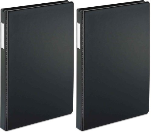 Cardinal® Slant-D® Legal-Size 3-Ring Binder, 2" Rings, 43% Recycled, Black (Pack of 2)