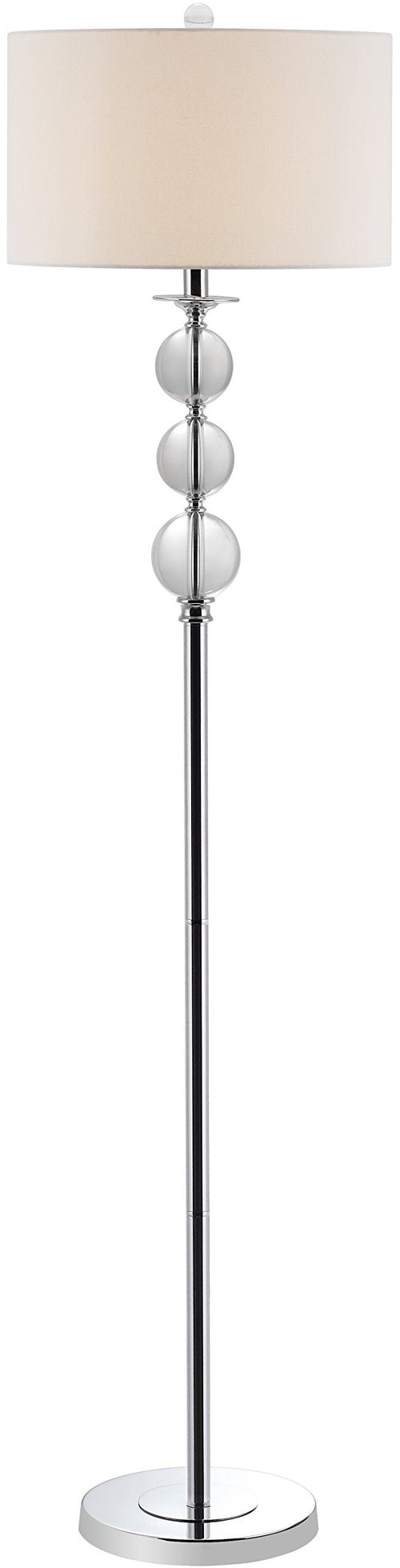 SAFAVIEH Lighting Collection Pippa Contemporary Glass Stacked Globe 62-inch Living Room Bedroom Home Office Standing Floor Lamp