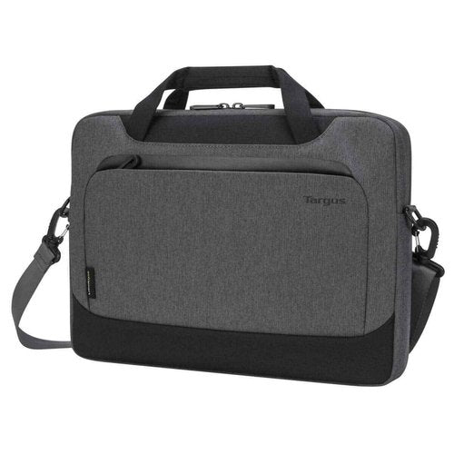 Targus Cypress Slimcase with EcoSmart Designed for Business Traveler and School fit up to 15.6-Inch Laptop/Notebook, Light Gray (TBS92602GL)