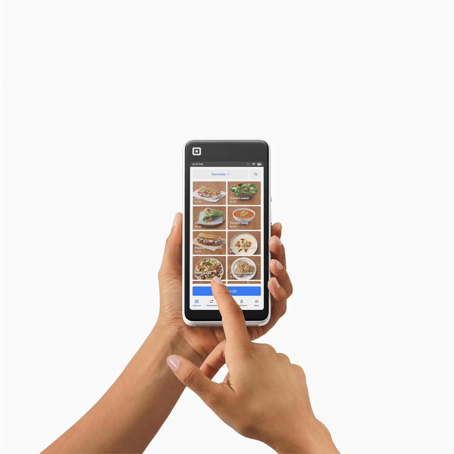 Square Handheld POS - Portable Credit Card Machine for Restaurants, Retail & Beauty Services