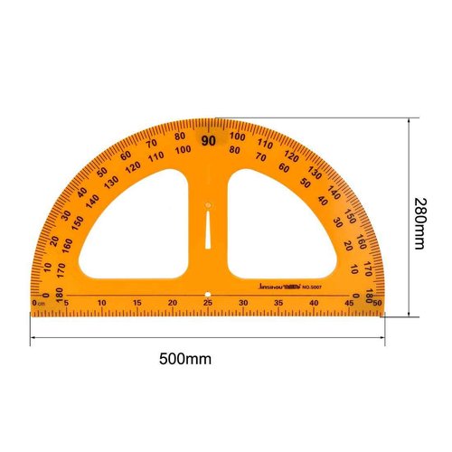 uxcell Magnetic Geometry 4 Piece Set Includes Compass 2 Triangles and Protractor