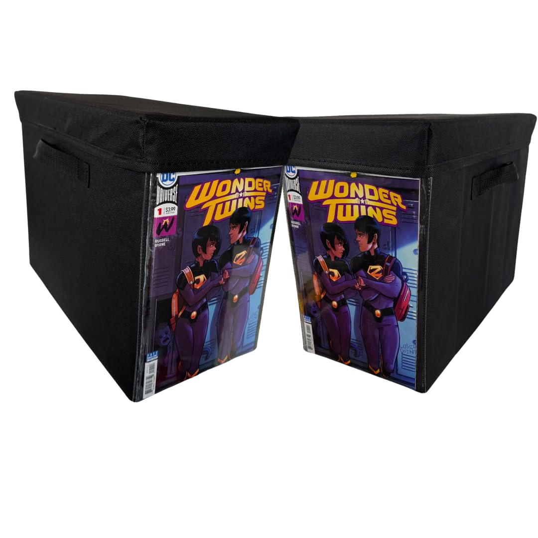 Swanky Nerd Comic Book Storage Box with Comic Book Display Window [Patent Pending]…