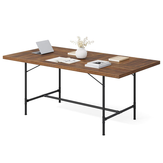 LITTLE TREE 6FT Conference Table, Rectangle 70.8" W x 35.4" D Meeting Table, Seminar Table for Office Conference Room