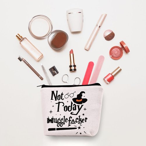 Magic Wizard Makeup Bag - Funny Not Today Cosmetic Pouch | Perfect Gift for Girls & Women