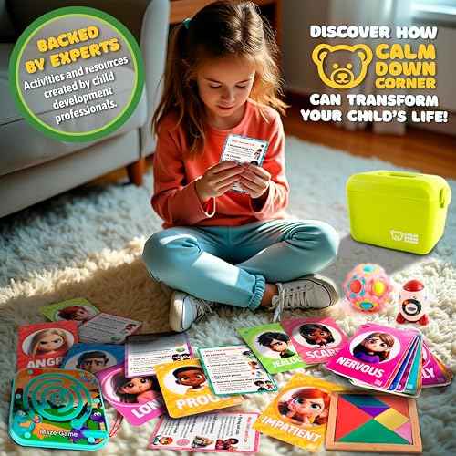 Supplies for Kids Calming Corner | Anxiety Relief Tools Kit | Interactive Emotional Support Regulation Items | Versatile Therapy Sensory Toys for Classroom and Home | Fidgets for Kids
