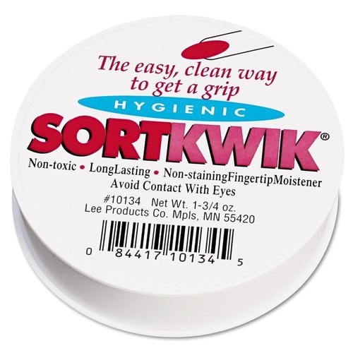 Lee Sortkwik Fingertip Moisteners, 1 3/4 oz, Pink, 3 Pack (10134)