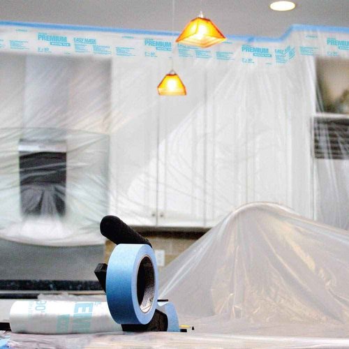 Easy Mask Premium Masking Film, 72-inch x 90-feet (Pack of 3)