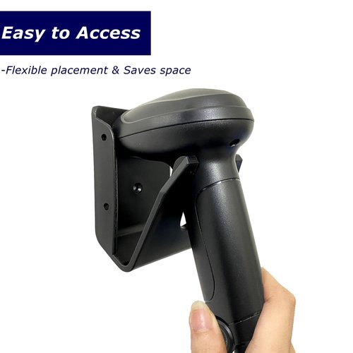 Universal Scanner Holder,Barcode Scanner Holder,Barcode Reader Bracket Wall Mount Fit for Zebra Symbol LS2208 DS2278 LI4278 Most Barcode Scanners, with Screws & Wall Stickers (Holder-A1)