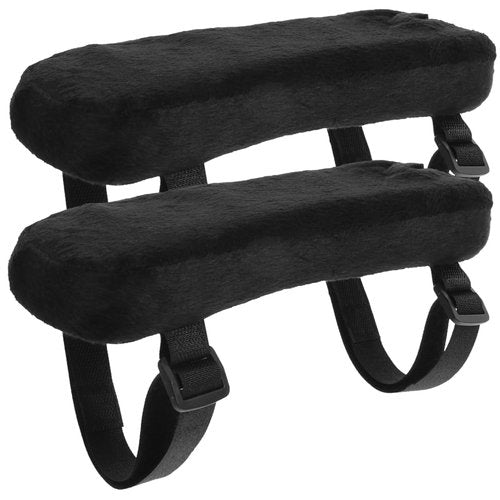 TOGEVAL 2Pcs Chair Armrest Cushions Ergonomic Sponge Arm Pads for Office Gaming and Wheelchairs Replaceable Armrest Covers for Desk Comfort and Support