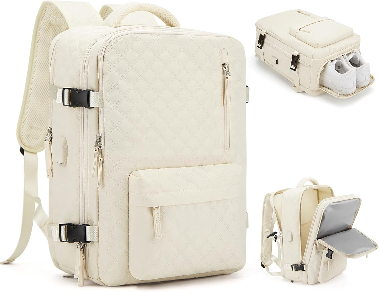 WONHOX Large Travel Backpack - Flight Approved Laptop Bag for Work & Business | Unisex Design