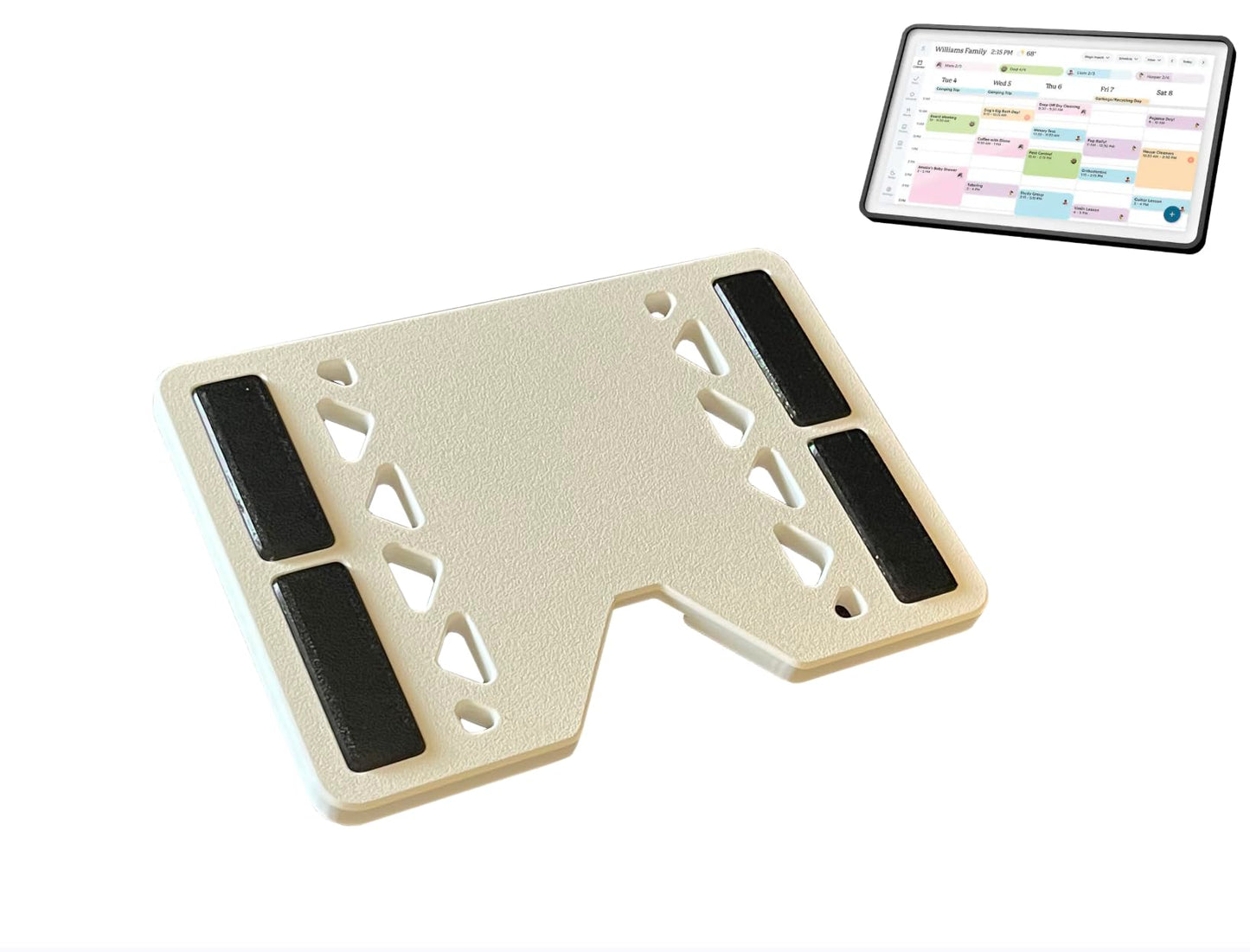 Low Profile Magnetic Fridge Mount Adapter for 15" Skylight Calendar2, Metal Surface, Will not fit Original Version (15 inch Calendar2)