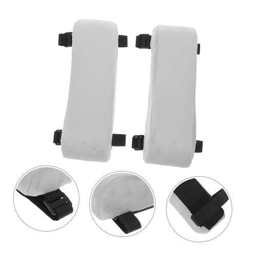 NUOBESTY 2Pcs Ergonomic Desk Chair Arm Pads Comfortable Armrest Covers for Office and Gaming Chairs Material Elevates Elbow Support