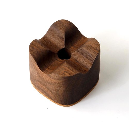 Generic Wood Pen Tray, Wooden Pen Holder, Minimalist Pen Rest, Wooden Desk Organizer Tray (M01-WALNUT) (WALNUT)