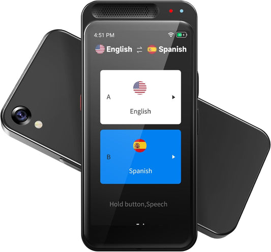 VORMOR Language Translator Device - AI-Powered Real-Time Voice Translation | 150+ Languages, No WiFi Needed