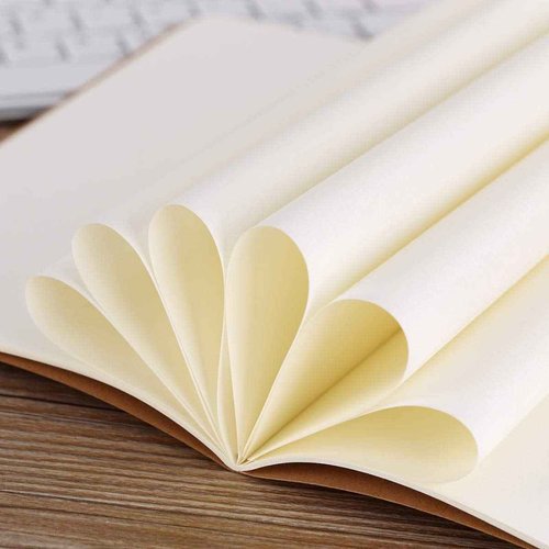 XYark Large Blank Notebook Journals Bulk with Thick Plain Paper, 60 Pages, 8.5x11 inch, Sketchbook Composition Diary Subject Notebooks Planner for Students Office, Kraft Journal Set, 12 Pack