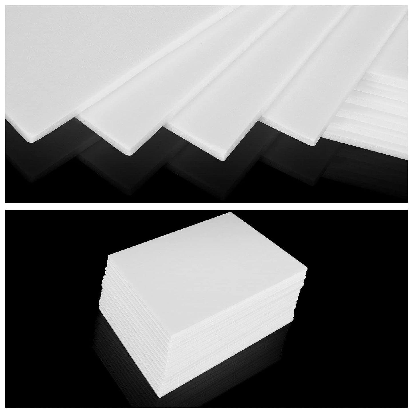 30 Pack Foam Board 8” x 10” Foam Core Baking Boards 3/16” Thickness White Poster Board Sign Board Foamboard Craft Foam Sheet for Mounting, Crafts, Modeling, Signage and School Projects (Acid-Free)