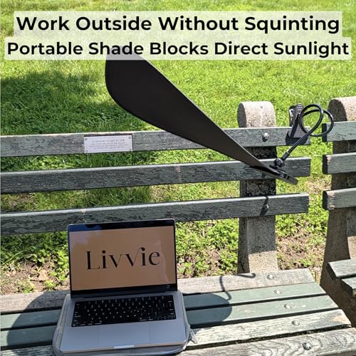 Cubicle Shade ? Adjustable Desk Shade for Cubicle to Block Light & Reduce Glare ? Portable Cubicle Light Shield and Office Shade to Block Overhead Light ? Ideal Laptop Shade for Working Outside