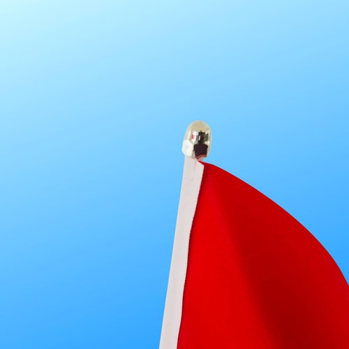 United States Table Flag 5.9 x 8.9 Inch - USA - US - American Desk Flag with 13 Inch Chrome Pole and 3.07 Inch Base - Deluxe Satin Fabric