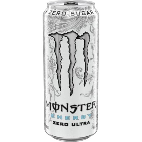 Monster Energy Zero Ultra - Sugar-Free Energy Drink, 16 Ounce | 15-Pack for Refreshing Boost